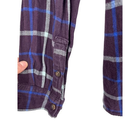 Duluth Trading Co Women's Long Sleeve Free Swingin' Flannel Shirt  Size L - Picture 5 of 11